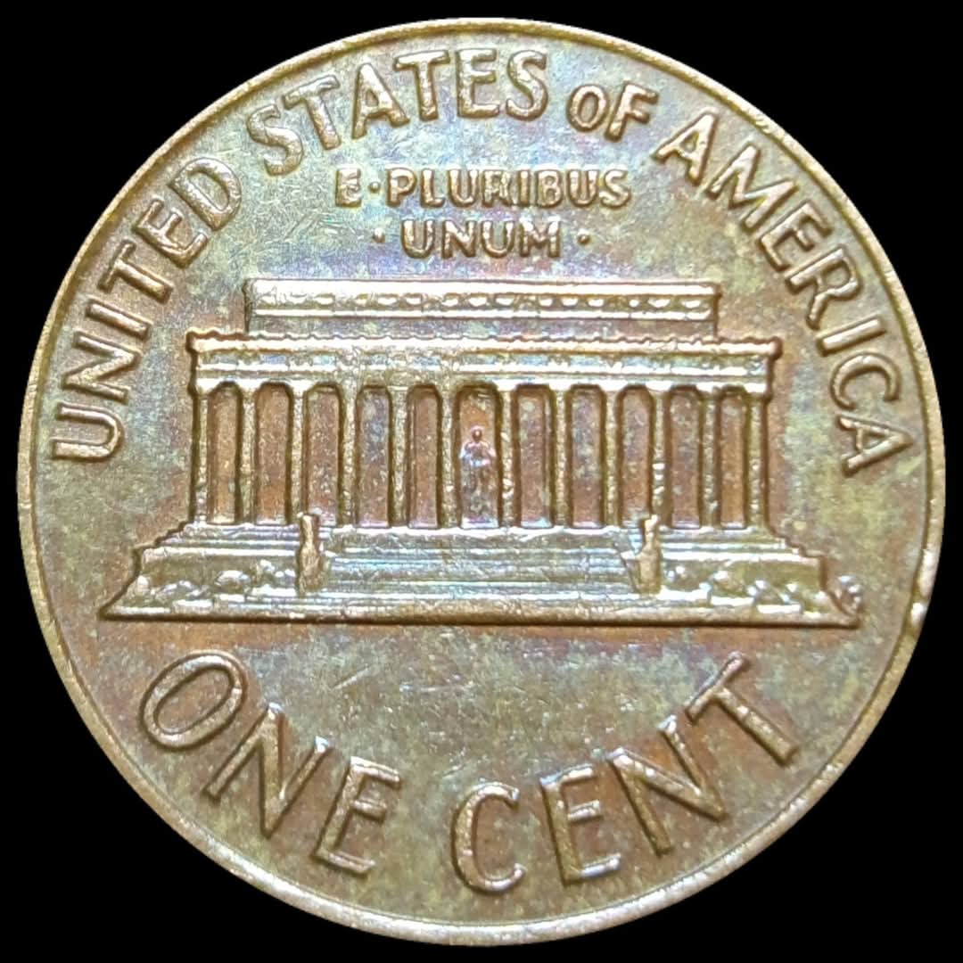 One-Cent-1972-P---USA---Lincoln-Memorial-Cent